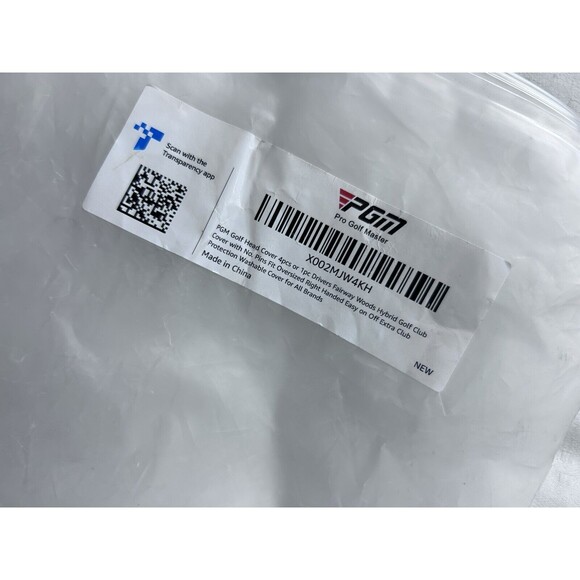 Pro Golf Master Club Covers Vinylplastic USA White w/ American Flag 3 - Picture 5 of 7